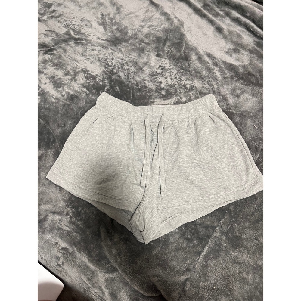 Forever 21 Womens Heather Gray Lounge Shorts Drawstring Athletic Size Medium